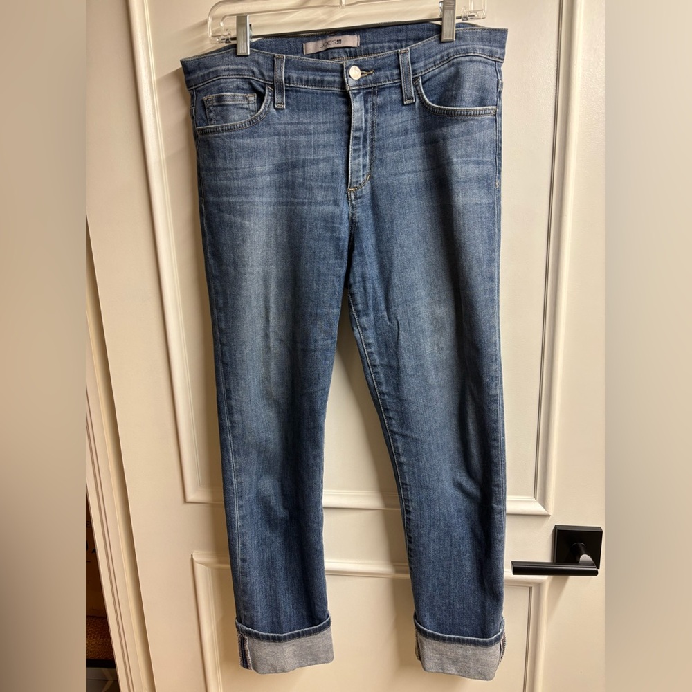 Joe’s Jeans crop cuffed boyfriend jeans